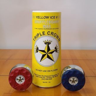 Triple Crown Yellow 2 Table Shuffleboard Powder Wax
