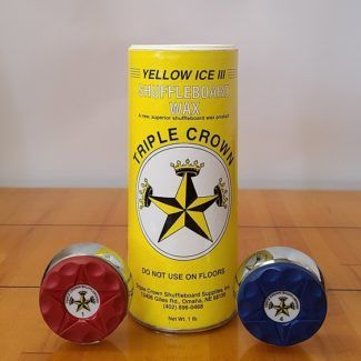 Triple Crown Yellow 3 Table Shuffleboard Powder Wax