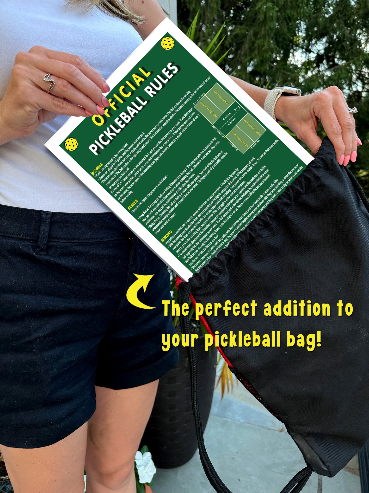 Pickleball Rules Portable to Court