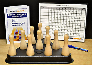 Table Shuffleboard Basic Bowling Accessory Package