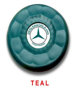 Teal Table Shuffleboard Puck Caps