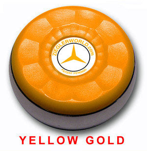 Yellow Gold Table Shuffleboard Pucks