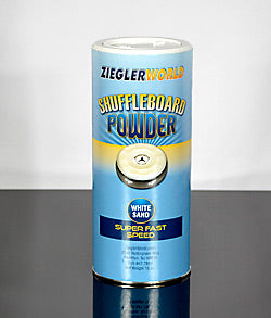 ZieglerWorld White Table Shuffleboard Sand Powder Wax