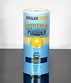 ZieglerWorld Yellow Table Shuffleboard Sand Powder Wax